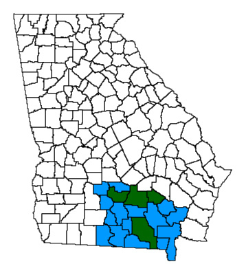 Counties: green no, blue yes