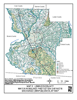 Lowndes County Water Resource Protection Districts Ordinance (WRPDO) Overlay Map