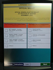 Lowndes County Official Ballot