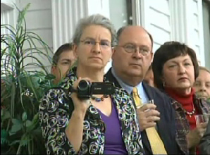 Gretchen with LAKE video camera