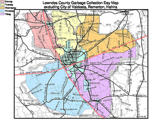 Trash day map