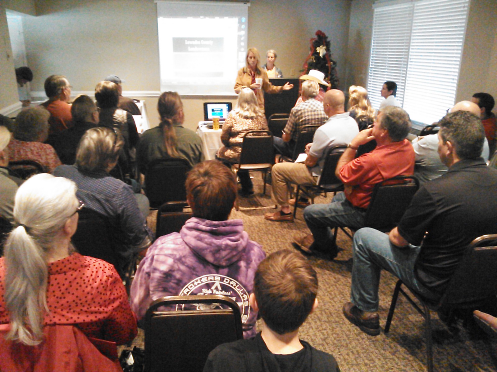 Beth Gordon, Levy County, Florida, in SpectraBusters Information Meeting #1, by John S. Quarterman, for SpectraBusters, 16 November 2013