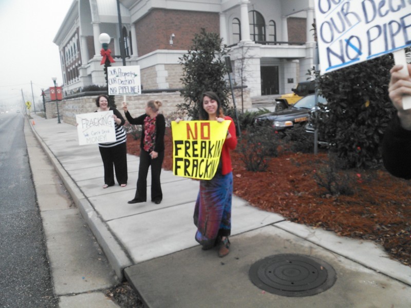 No Freakin Frackin (Mary Booker), in People v. Spectra @ LCC 2013-12-09, by John S. Quarterman, for Lowndes Area Knowledge Exchange (LAKE), 9 December 2013