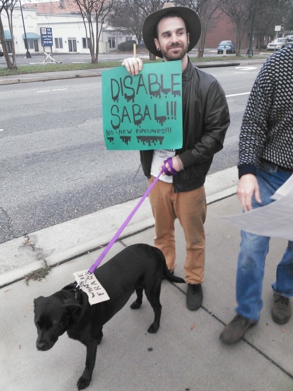 What the Frack (Blake Clarks dog), in People v. Spectra @ LCC 2013-12-09, by John S. Quarterman, for Lowndes Area Knowledge Exchange (LAKE), 9 December 2013