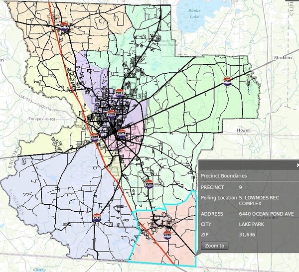 600x546 Precinct Boundaries, in Precincts, by John S. Quarterman, 18 May 2014
