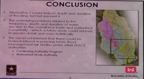 Conclusion, in Flooding Study --Army Corps of Engineers at Valdosta City Council, by Gretchen Quarterman, for Lowndes Area Knowledge Exchange, 6 May 2014