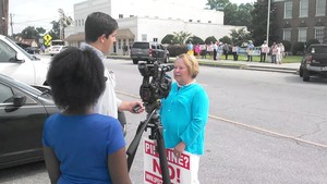 300x169 Movie: Sandra Y. Jones speaking (124M), in Pipeline protesters, Leesburg, GA, by John S. Quarterman, 10 July 2014