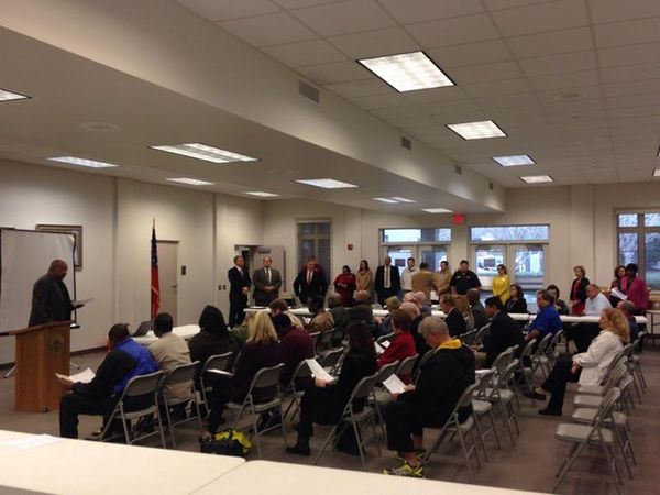 600x450 Crowd picture, in ESPLOST Kickoff and Press Conference, by Gretchen Quarterman, 24 February 2015