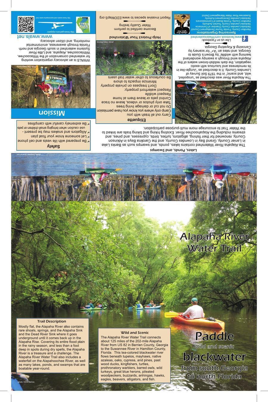 900×1350 Inside top and bottom, in Alapaha River Trail Brochure, Map