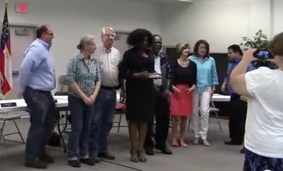 401x242 Group picture: Mac McCall, Gretchen Quarterman, Allan Strickland, Laverne Gaskins, Willie Houseal, Satrina Plyler, Nancy Hobby, Paul Alvarado., in ZBOA group picture, by John S. Quarterman, 5 May 2015