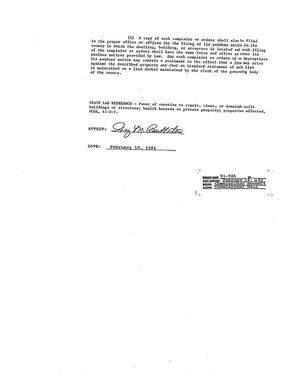 300x388 Attest: Inez M. Pendleton, in Noise Abatement Ordinance, by John S. Quarterman, 11 August 2015