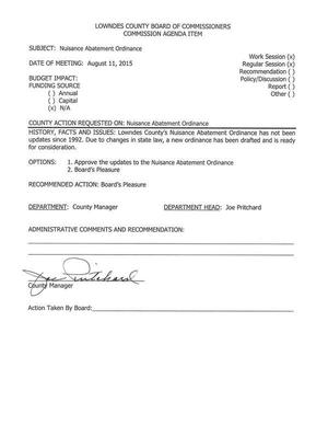 300x388 Nuisance Abatement Ordinance, in Noise Ordinance, by John S. Quarterman, 10 August 2015