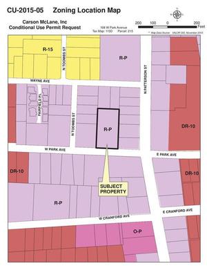 Zoning Location Map