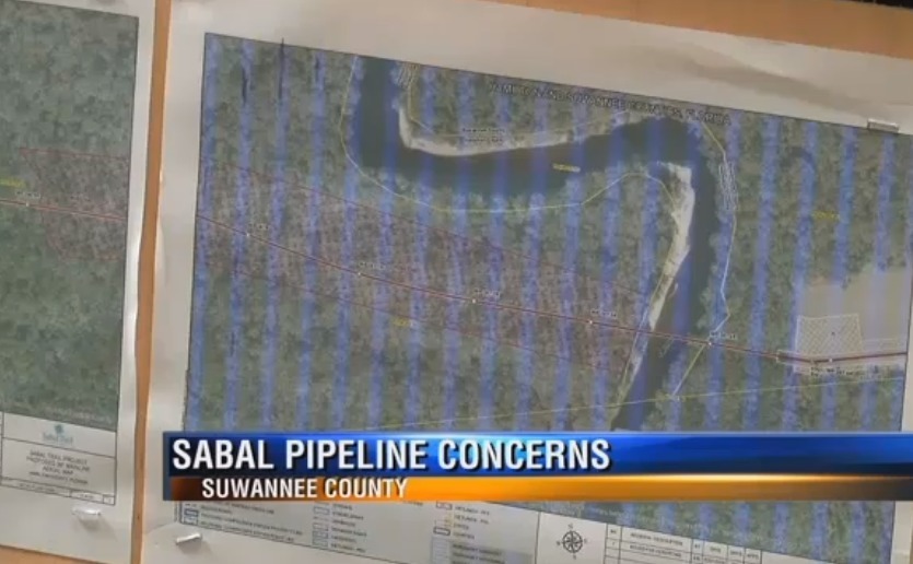 835x516 Sabal Trail Suwannee River crossing, in Sabal Pipeline Concerns, Suwannee County, by WTXL, 3 February 2016