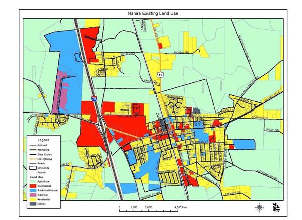 Hahira Existing Land Use Map
