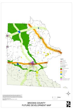 Brooks County Future Development Map