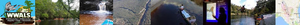 WWALS logo, BLRPR, Turket Falls, Alapaha Confluence, Vessel, Aquifer, Suwannee swing, and watersheds
