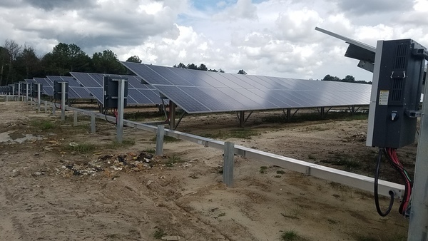 Trash and solar panels