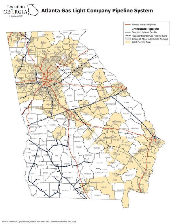 600x777 Georgia, AGL Map, in Homerville, GA pipeline explosion, by John S. Quarterman, 17 August 2018