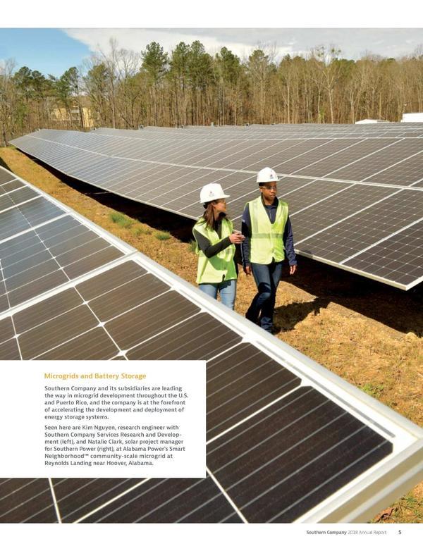 Microgrids and batteries, Annual Report