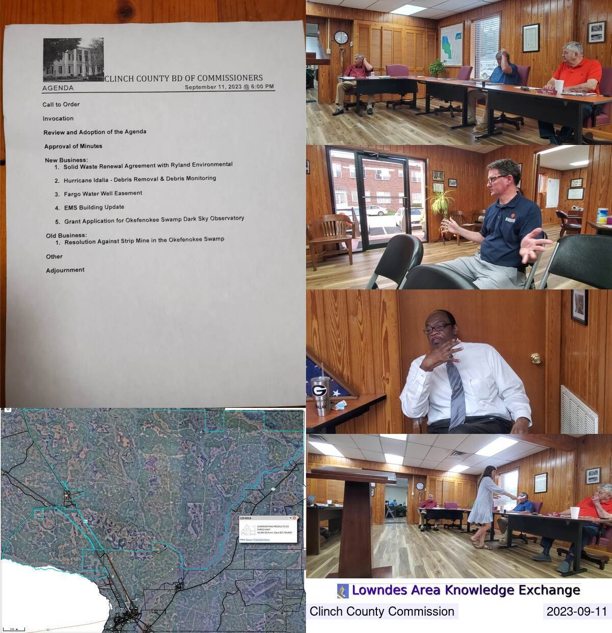 [Collage @ Clinch County Commission 2023-09-11]