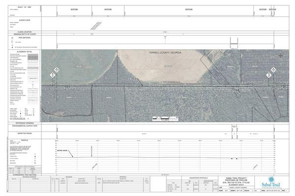 1657-PL-DG-70197-146, STA. 7657+00 TO STA. 7710+00, MP 145.02, MP 146, MP 146.02, TERRELL COUNTY, GEORGIA, TERRELL COUNTY, LEE COUNTY