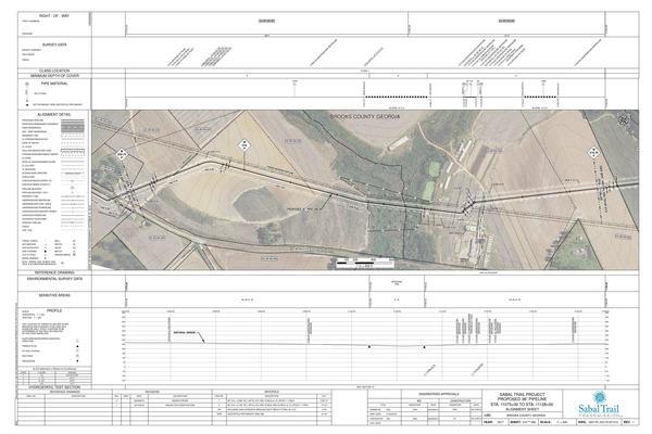 1657-PL-DG-70197-212, STA. 11075+00 TO STA. 11128+00, MP 209.75, MP 210, MP 210.76, PIPELINE (4.1' COV.), Tallokas Road, Ione Church Road, Magnolia Church Road, BROOKS COUNTY, GEORGIA, 31.024462, -83.690627