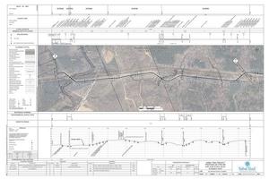[1657-PL-DG-70197-001, STA. 0+00 TO STA. 53+00, PIPELINE BY STATION, PIPING PLOT PLAN ALEXANDER CITY COMPRESSOR STATION (CS-1), COMPRESSOR STATION WORKSPACE PLOT PLAN, 10+81 CL OAKTASASI ROAD, 4+70 CL STREAM (OAKTASASI CREEK), COMPRESSOR STATION, TALLAPOOSA COUNTY, ALABAMA]