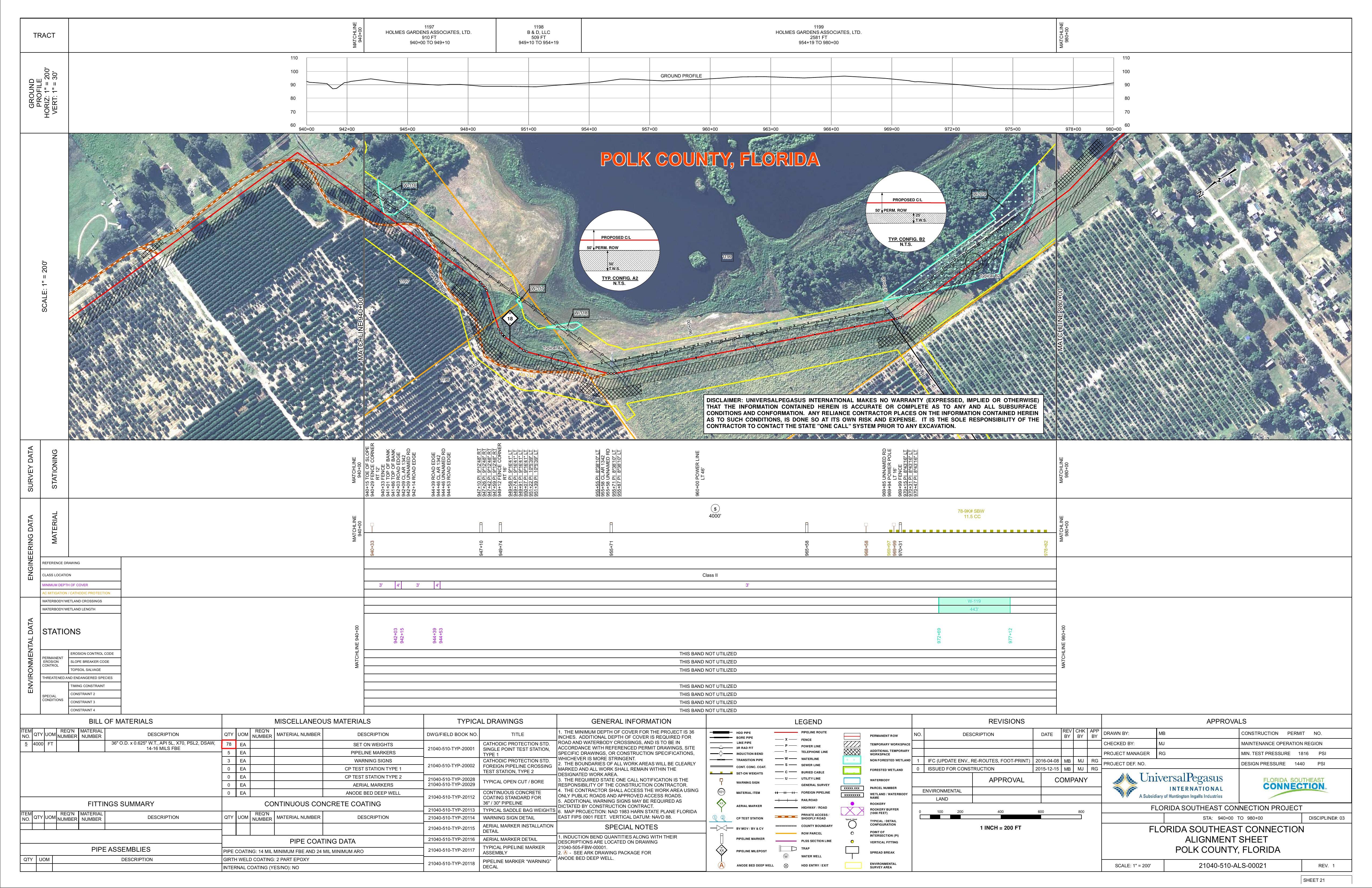 21040-510-ALS-00021 STA: 940+00 TO 980+00, POLK COUNTY, FLORIDA