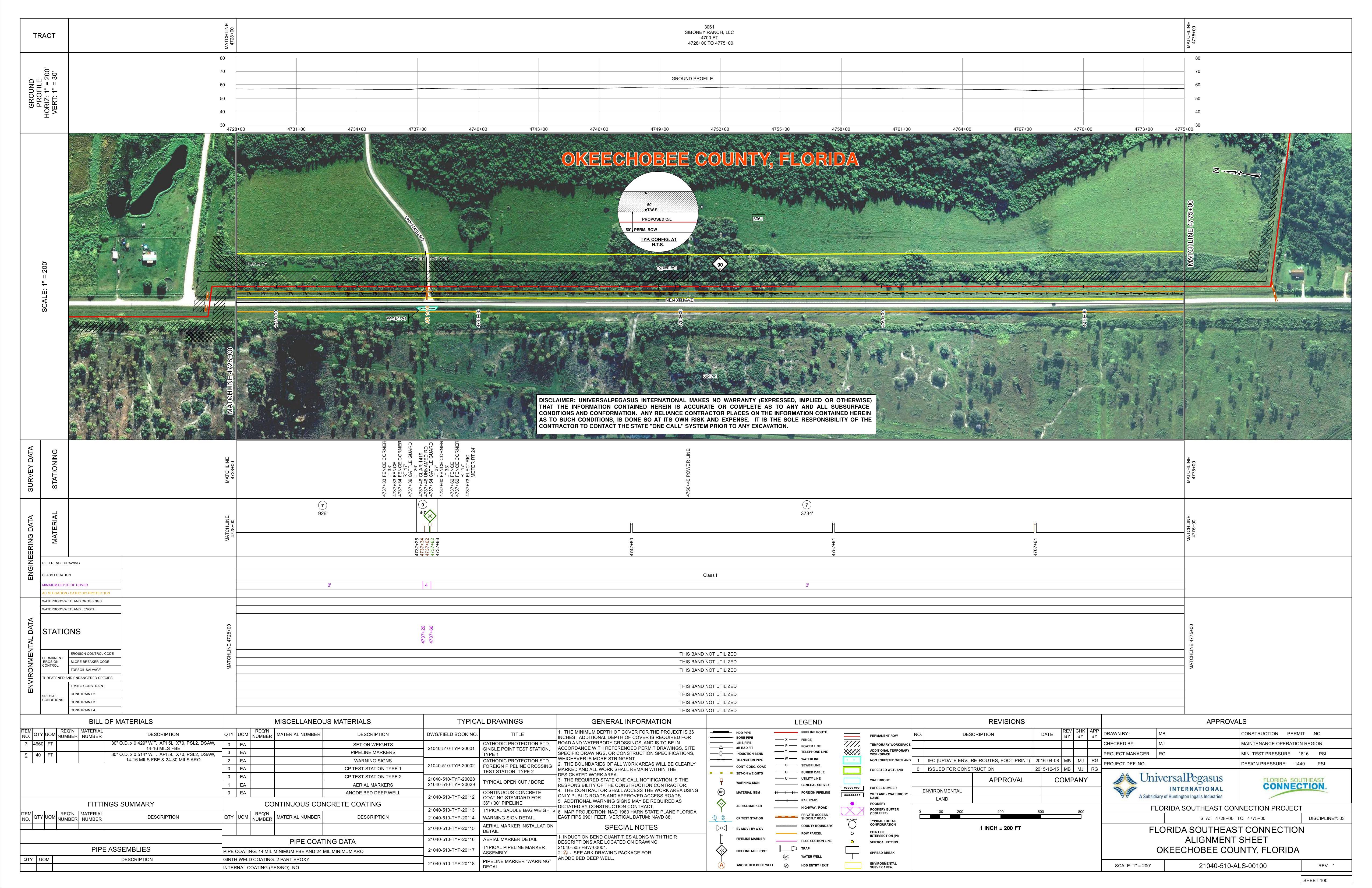 21040-510-ALS-00100 STA: 4728+00 TO 4775+00, OKEECHOBEE COUNTY, FLORIDA