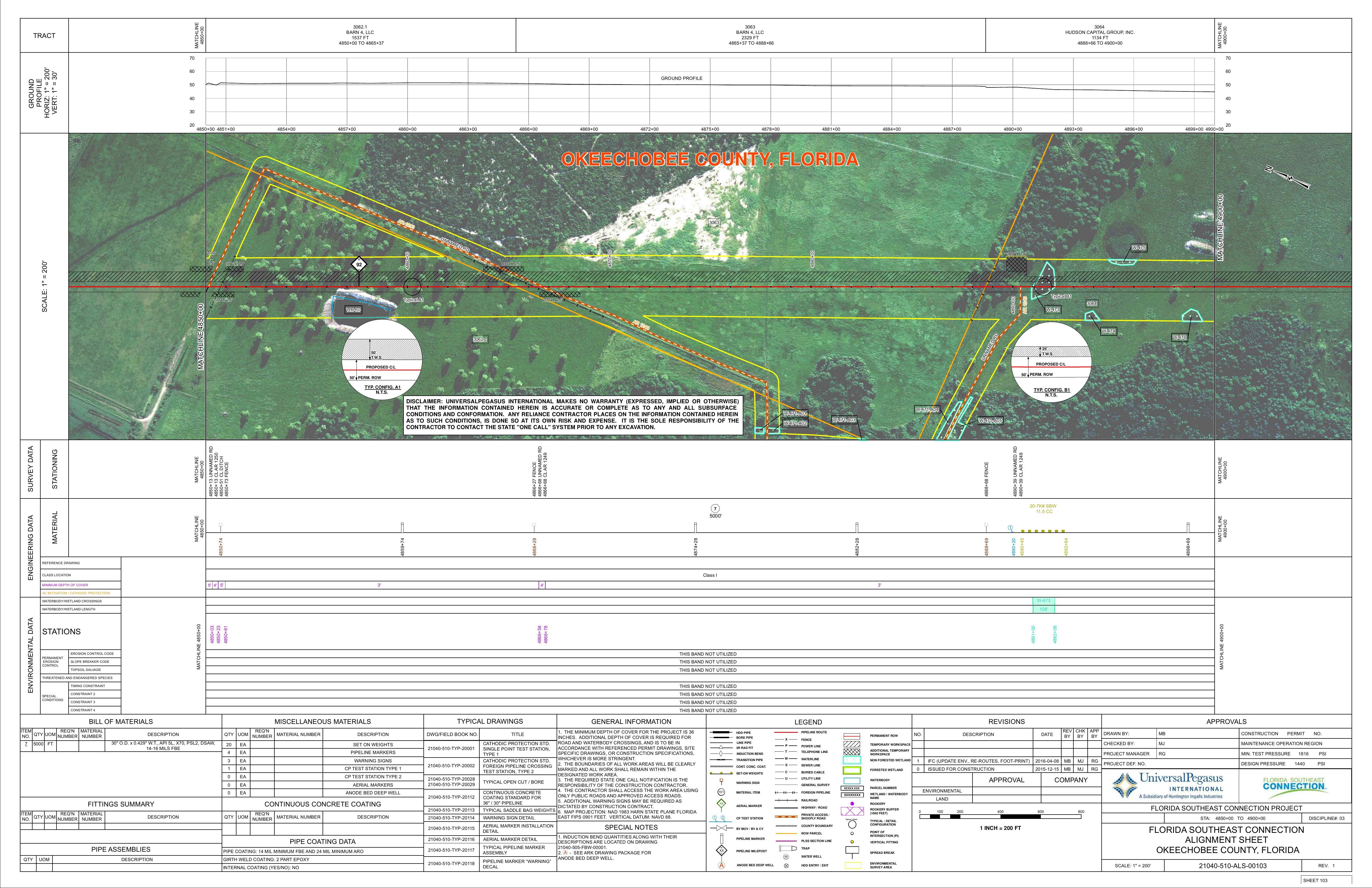 21040-510-ALS-00103 STA: 4825+00 TO 4850+00, OKEECHOBEE COUNTY, FLORIDA