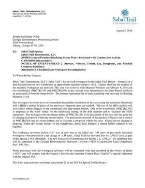 [STT to GA-DNR 2016-08-05 NPDES Discharge Storm Water Permit (1 of 2)]