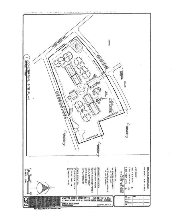 Conceptual site plan