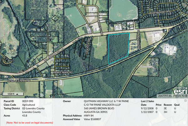 Parcel 0059 090, Tax Assessors Map