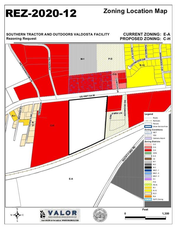 Zoning Location Map