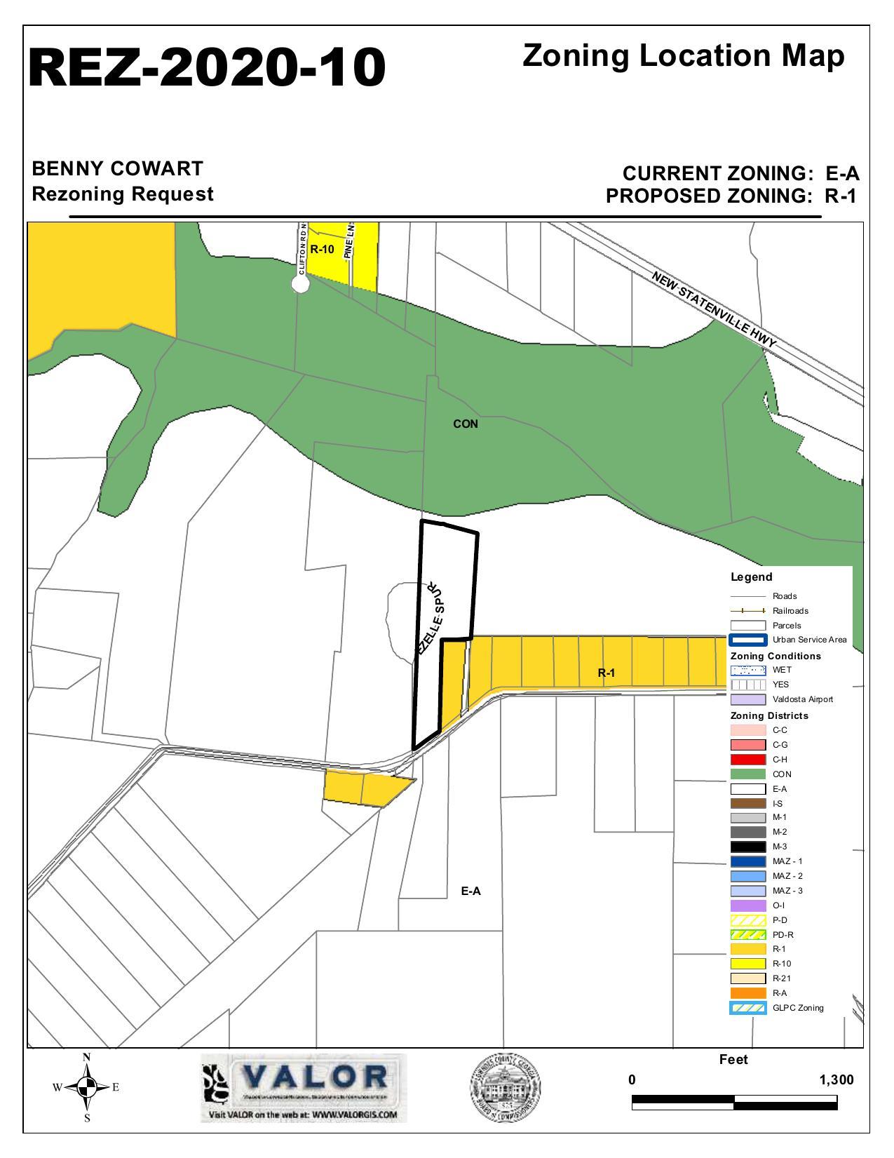 Zoning Location Map