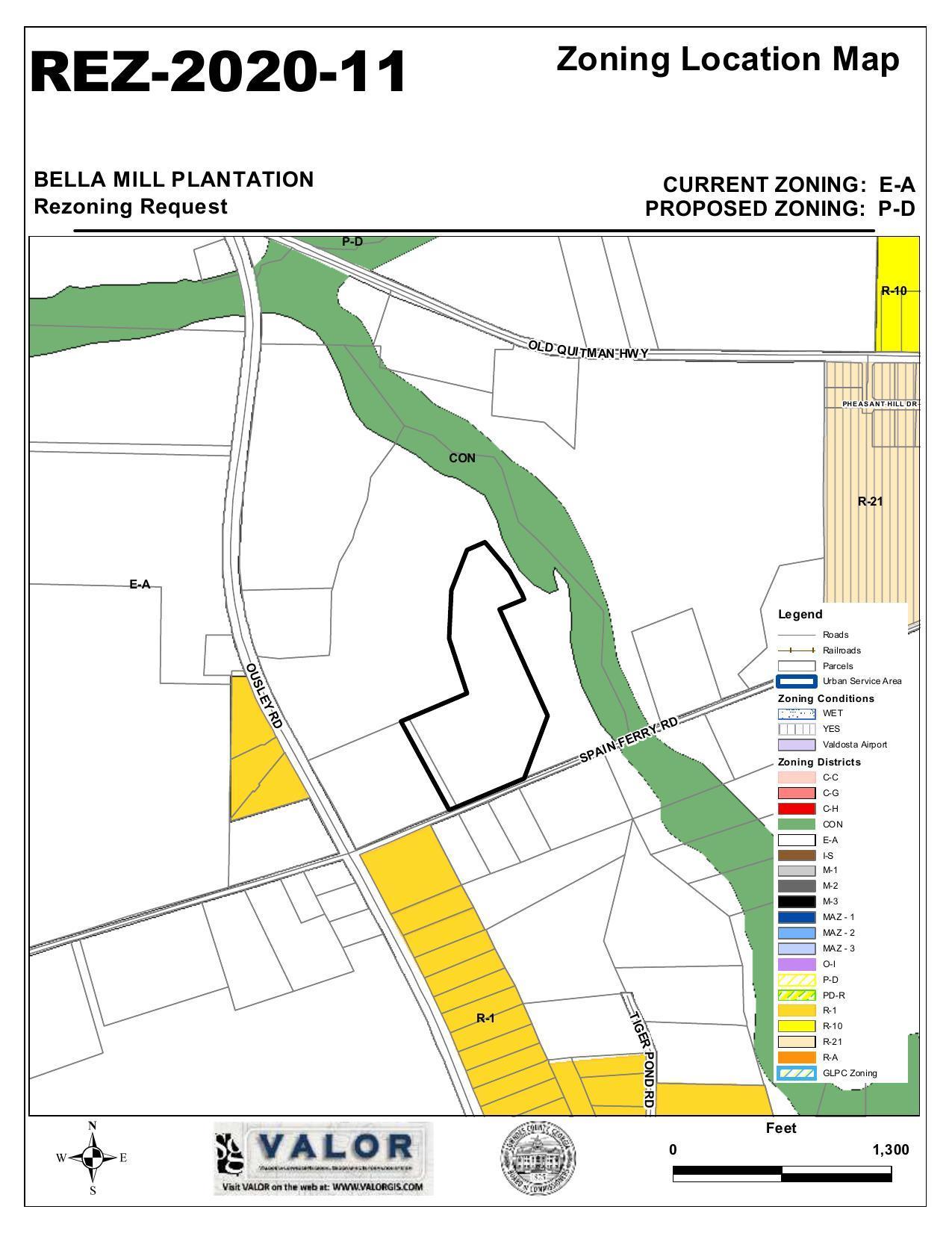 Zoning Location Map