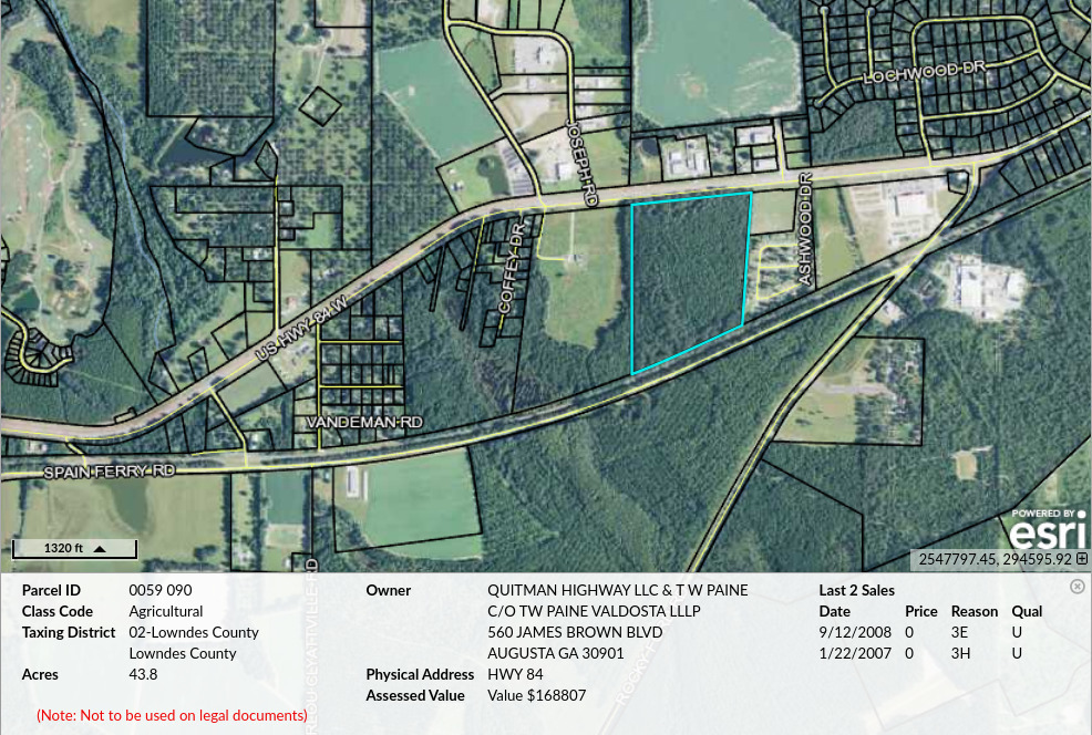 Parcel 0059 090, Tax Assessors Map