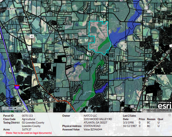 Map: NATCO Staten Road