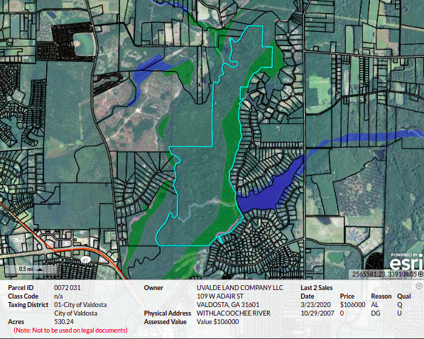 [Map: Uvalde Land Company, LLC:]