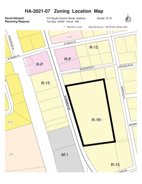 Zoning Location Map