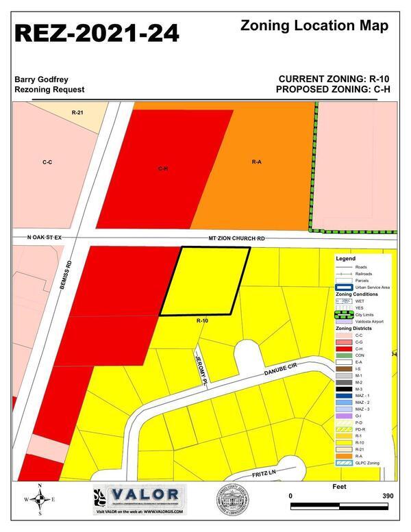 Zoning Location Map