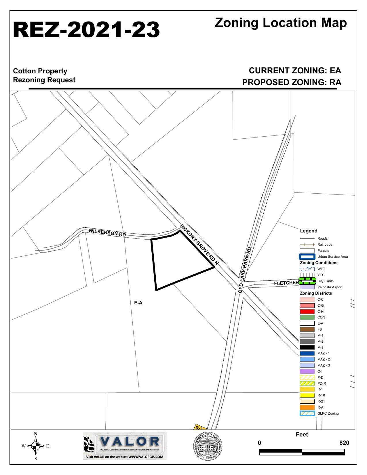 Zoning Location Map