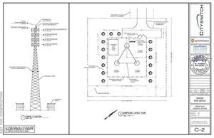 [Compound Layout and Tower Elevation prepared for CitySwitch and IgniteWireless]