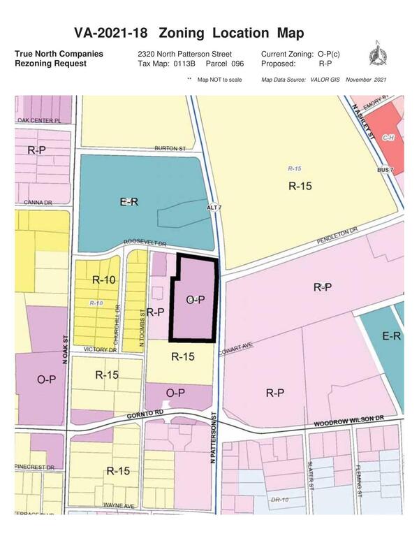 Zoning Location Map