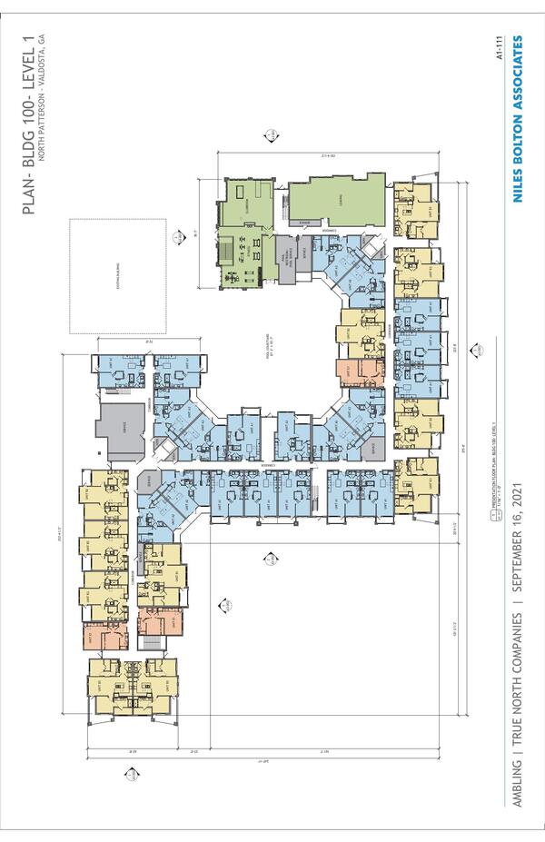 PLAN BLDG 100 Level 1