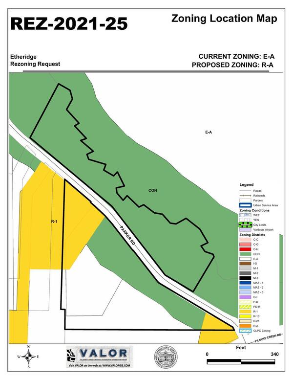 Zoning Location Map