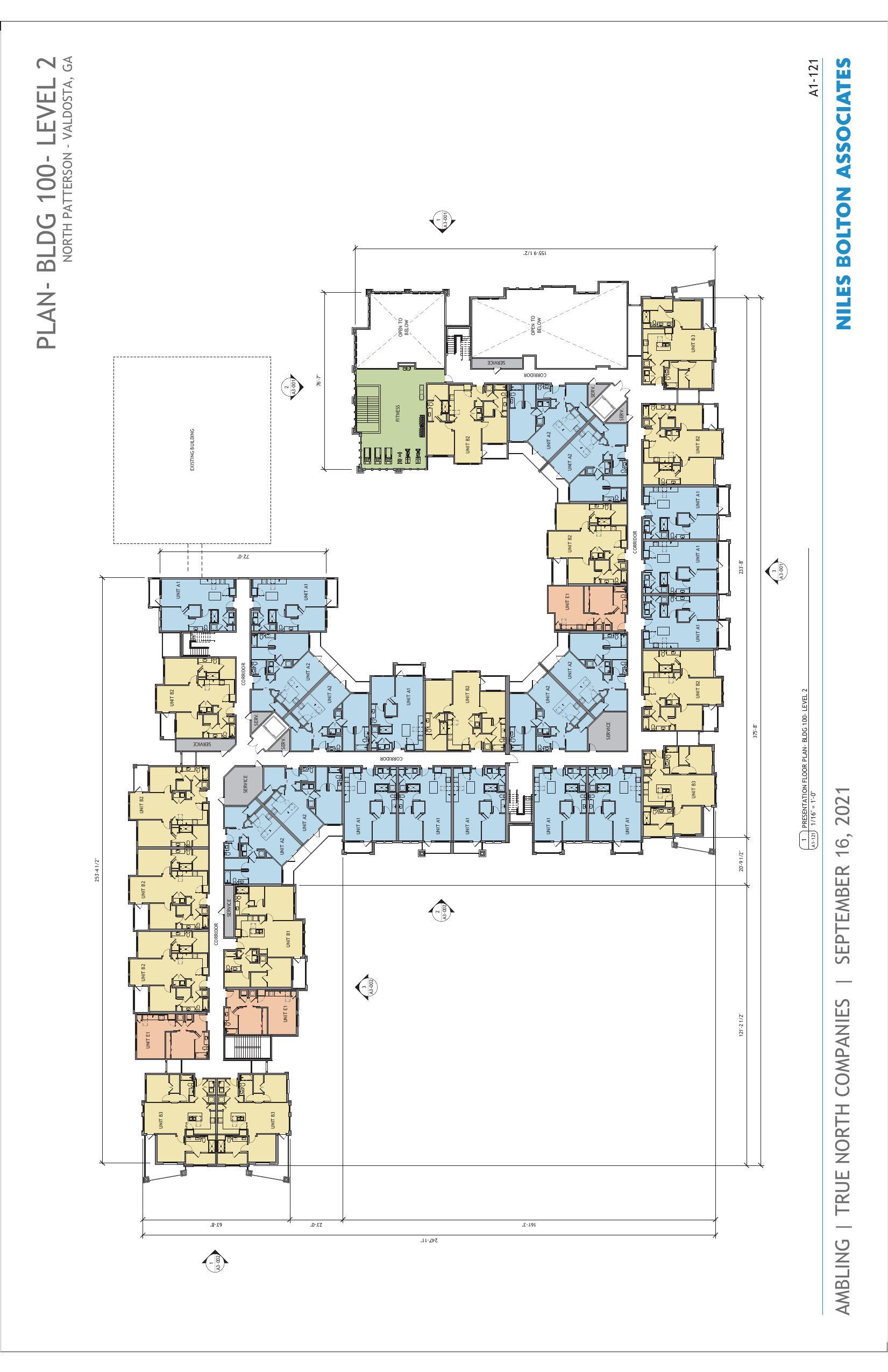 PLAN BLDG 100 Level 2