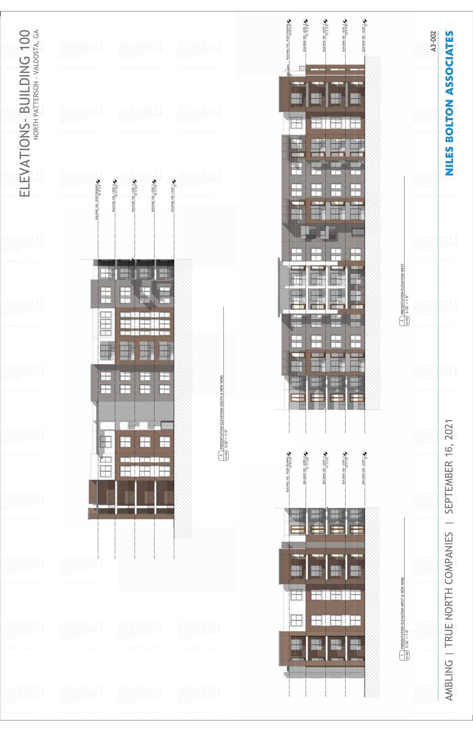 ELEVATIONS BUILDING 100 (cont.)