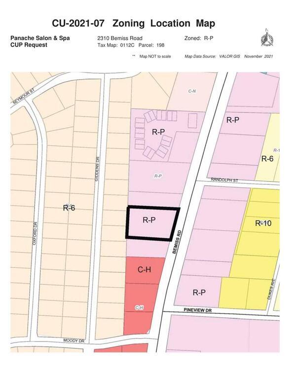 Zoning Location Map